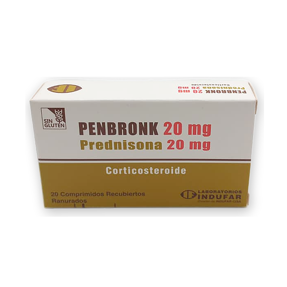 Penbronk 20 mg. comp. rec. ran. caja x 20