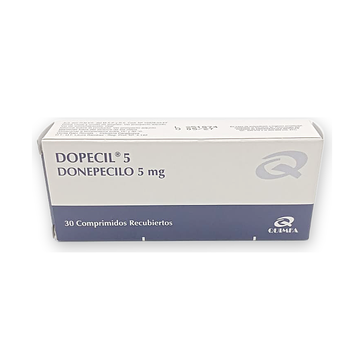 Dopecil® 5 comp. caja x 30