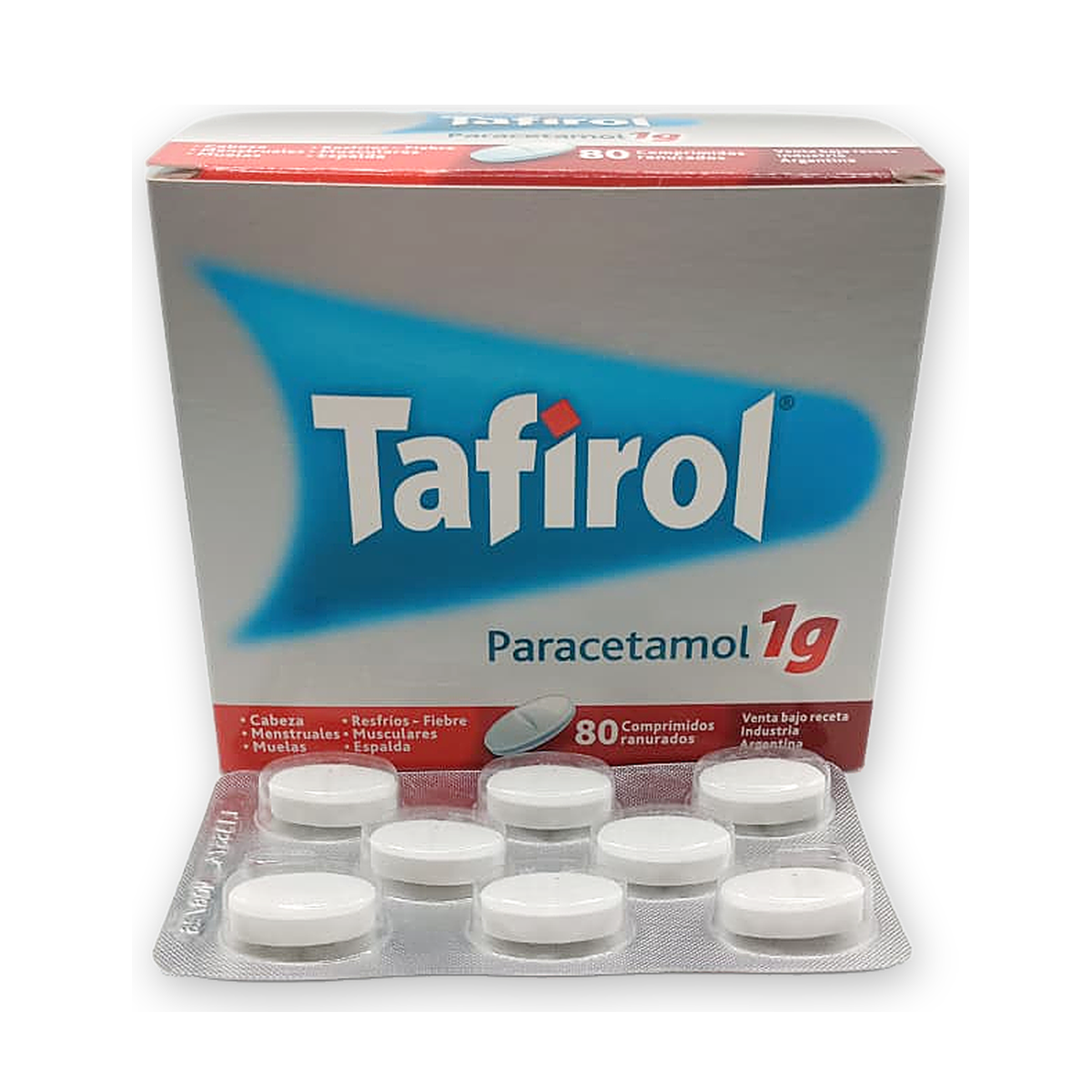 Tafirol 1 g. comp. ran. caja x 80