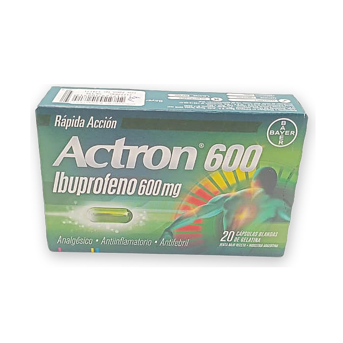 Actron 600 caps. blandas caja x 20