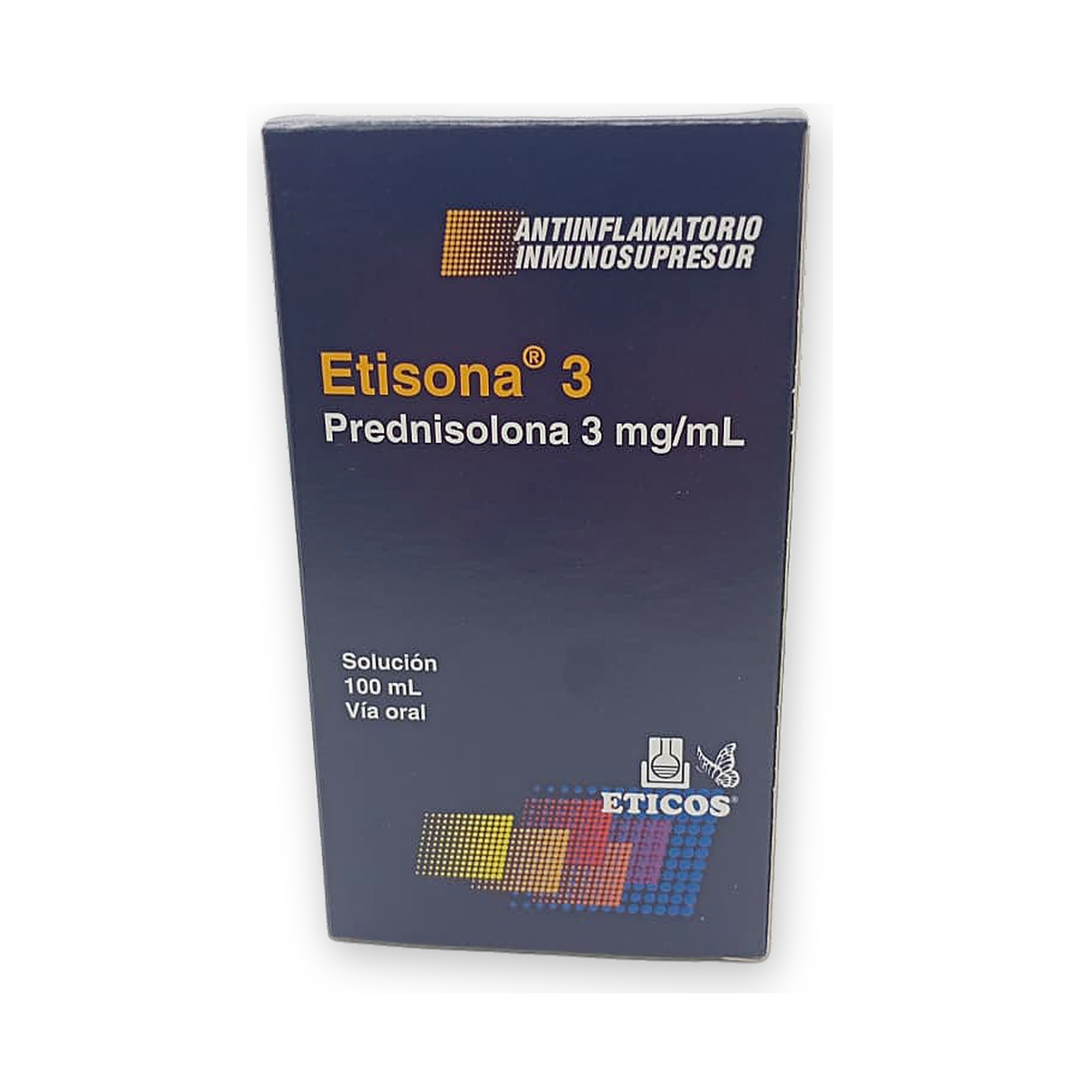 Etisona 3 sol. oral caja x 1 fco. x 100 ml.+ 1 dosif.
