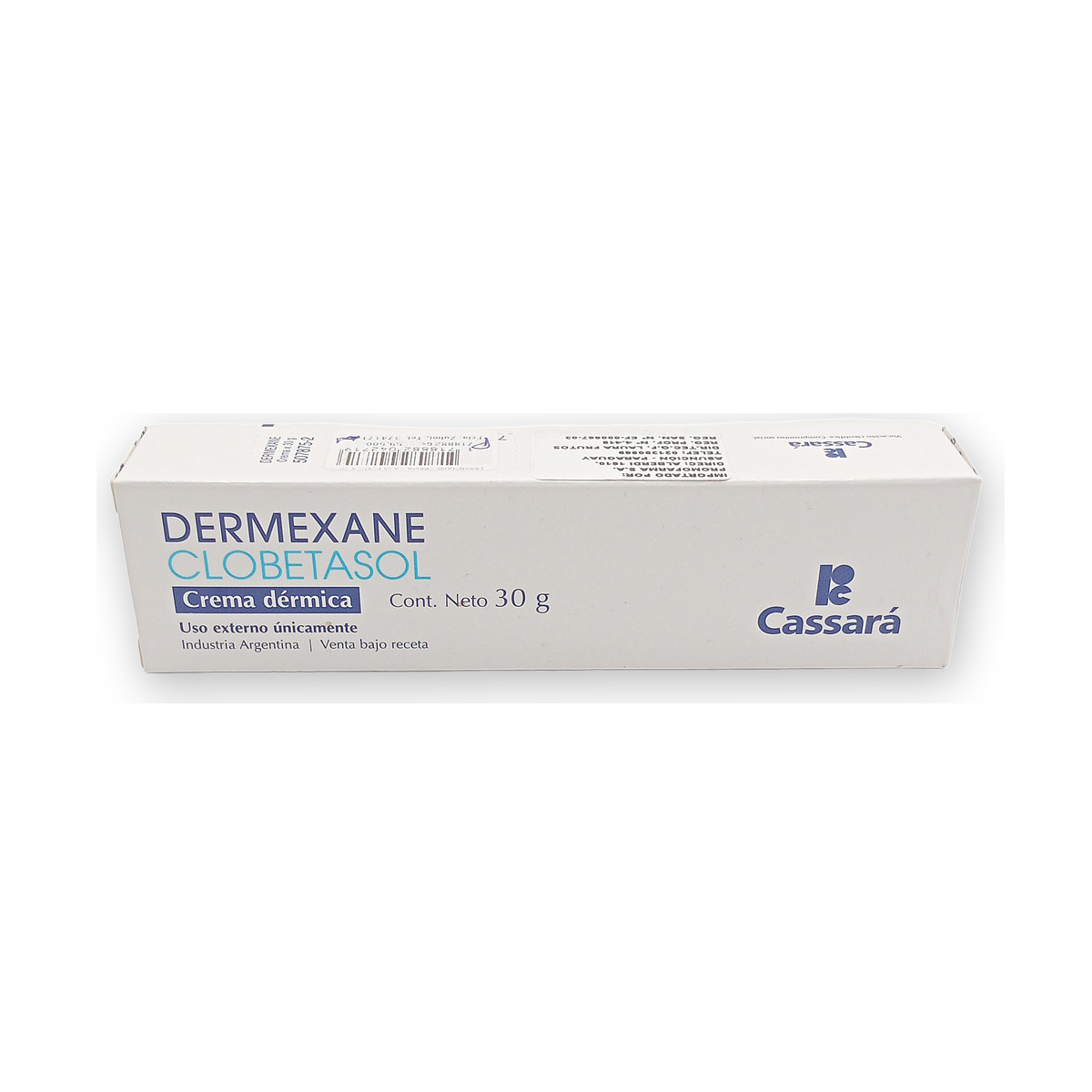 Dermexane crema caja pomo x 30 g.