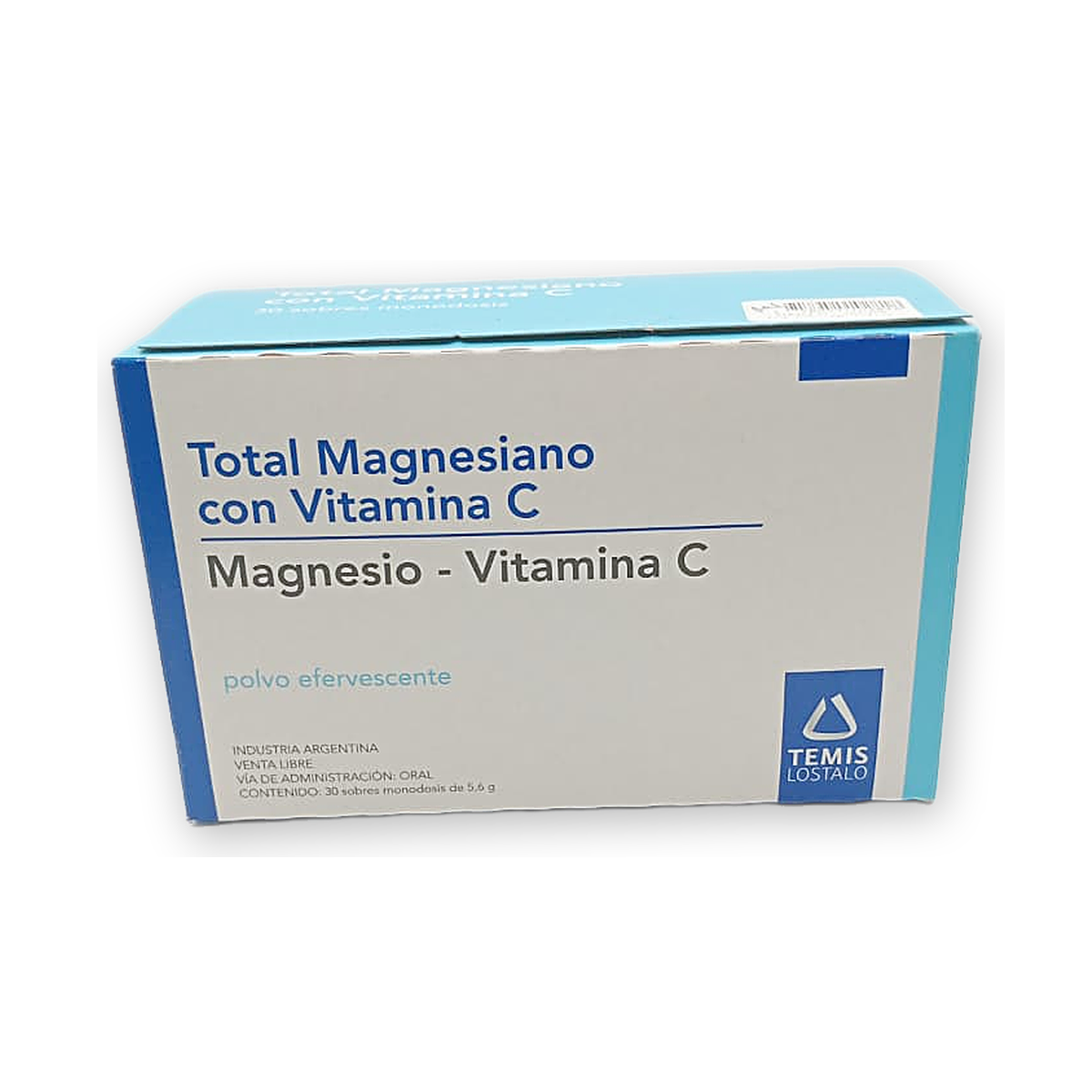 Total magnesiano con vitamina c polv. eferv. caja x 30 sob.