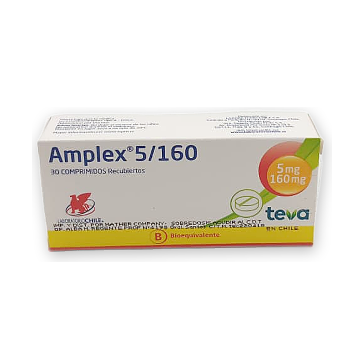 Amplex 5/160 comp. rec. caja x 30