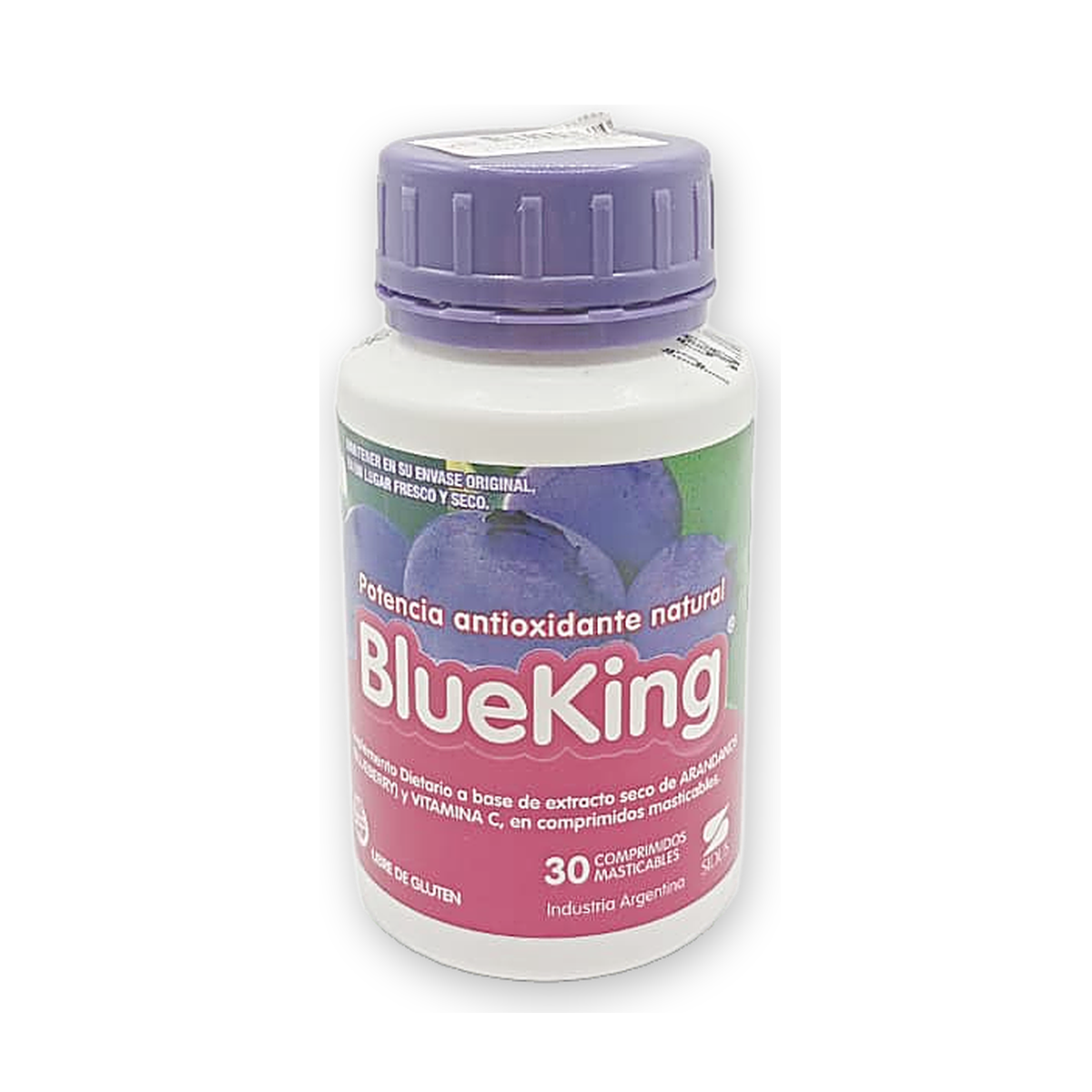 Blue king comp. masticables frasco x 30