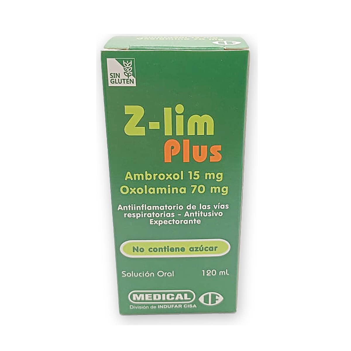 Z lim plus sol. oral caja fco. x 120 ml. de jarabe + 1 j