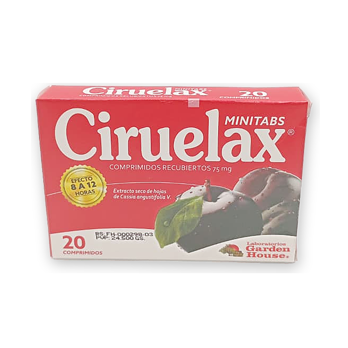 Ciruelax minitabs comp. rec. caja x 20