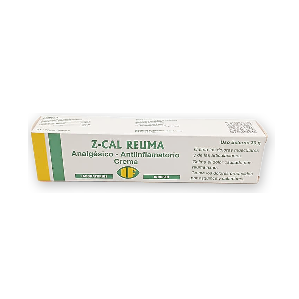 Z cal reuma crema caja pomo x 30 g.