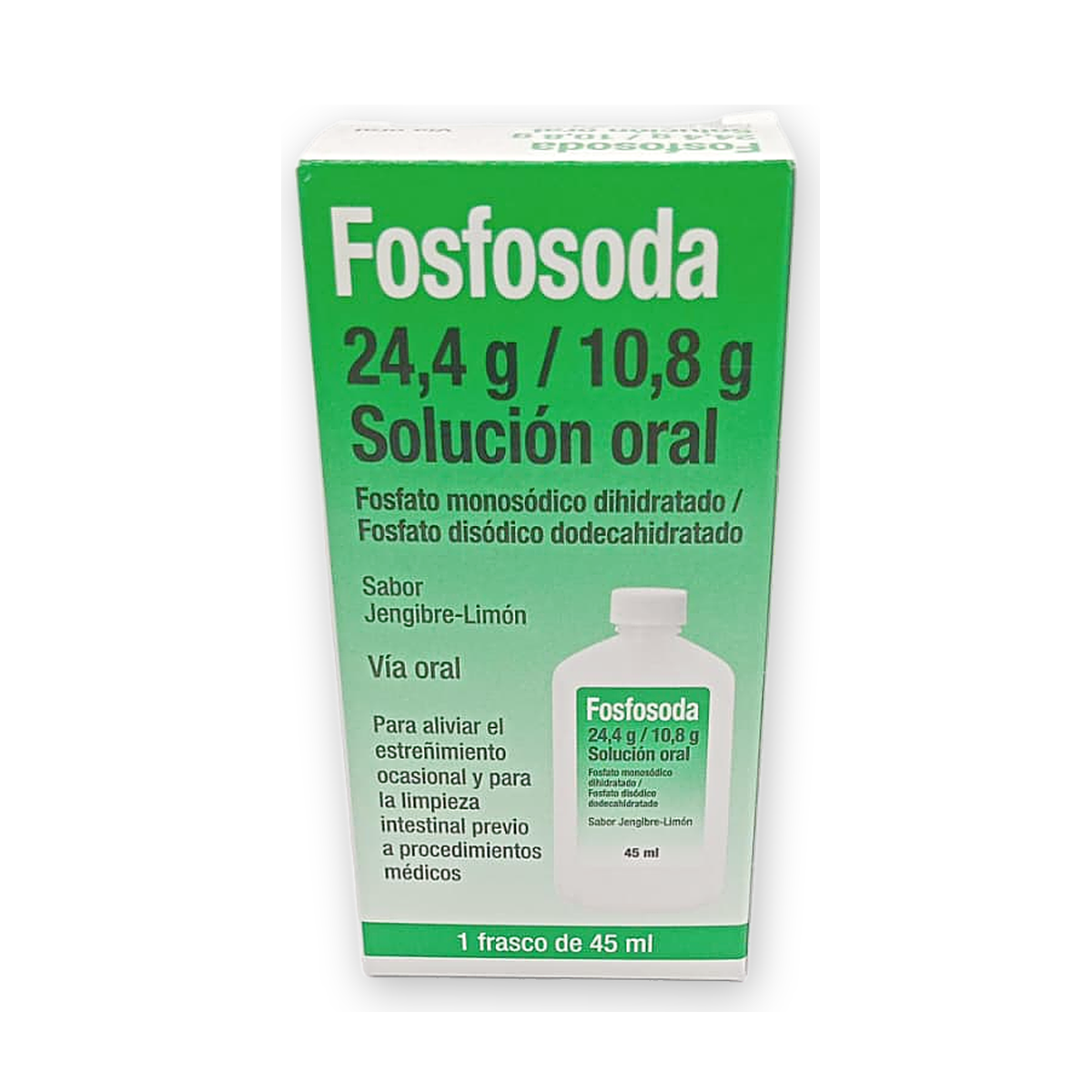 Fosfosoda 24,4 g/ 10,8 g. sol. oral caja fco. x 45 ml.