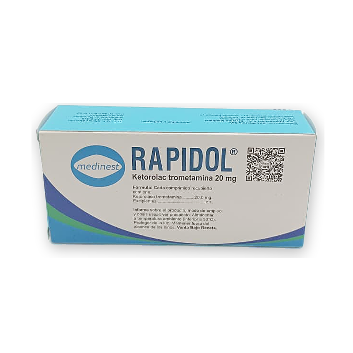 Rapidol comp. rec. caja x 10