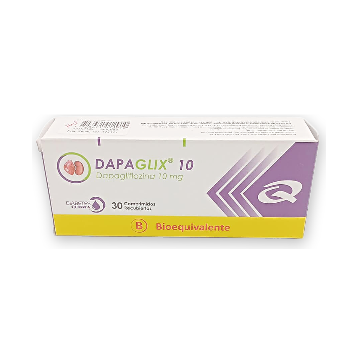 Dapaglix 10 comp. rec. caja x 30