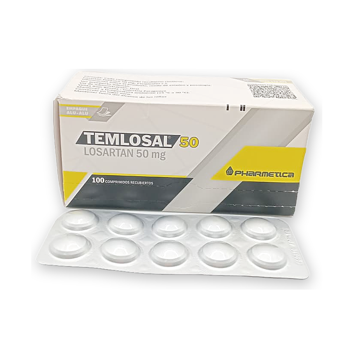 Temlosal 50 comp. rec. caja x 100