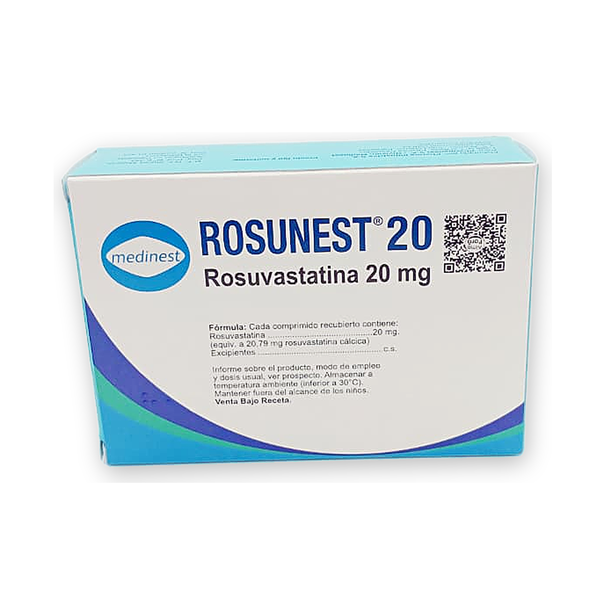 Rosunest 20 comp. rec. caja x 40