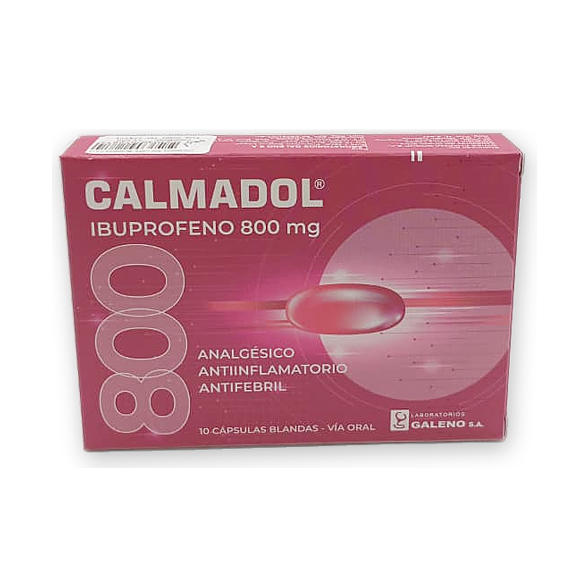 Calmadol 800 caps. blandas caja x 10