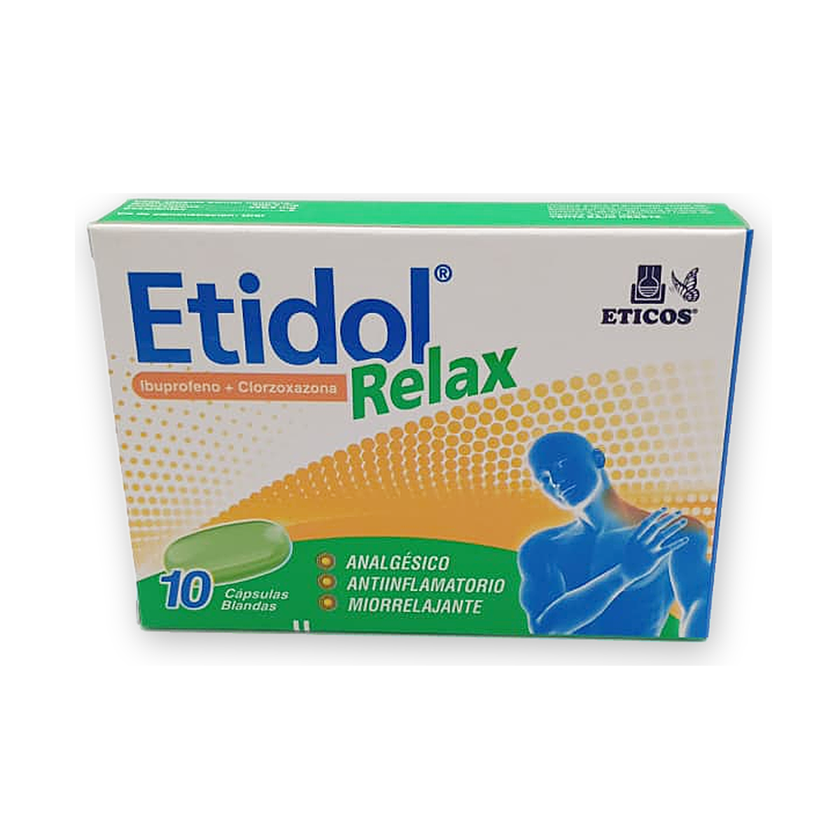 Etidol relax caps. bland. caja x 10