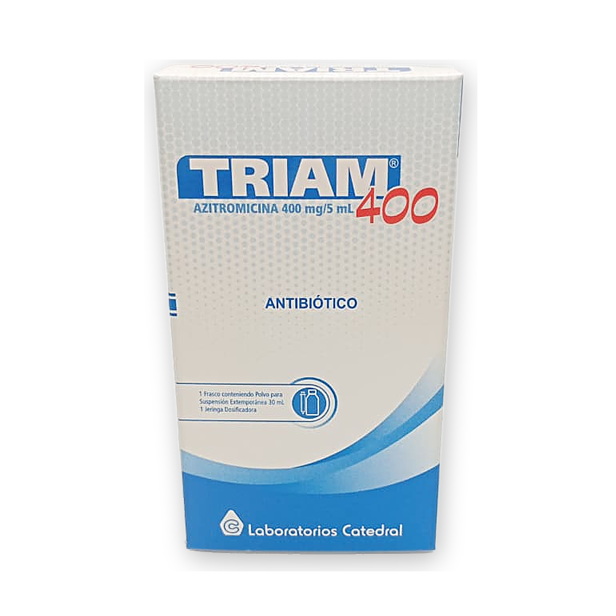 Triam 400 polv. p/susp. ext. caja fco. x 30 ml. + jer. dosif