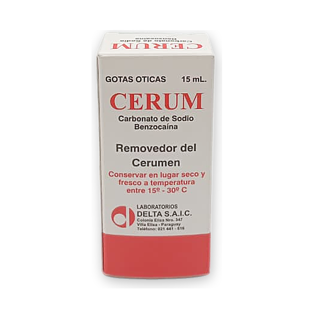 Cerum sol. gotas oticas caja fco. got. x 15 ml.