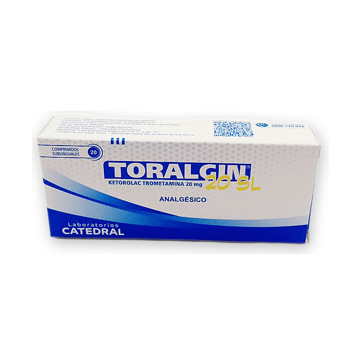 Toralgin 20 sl comp. sublingual caja x 20