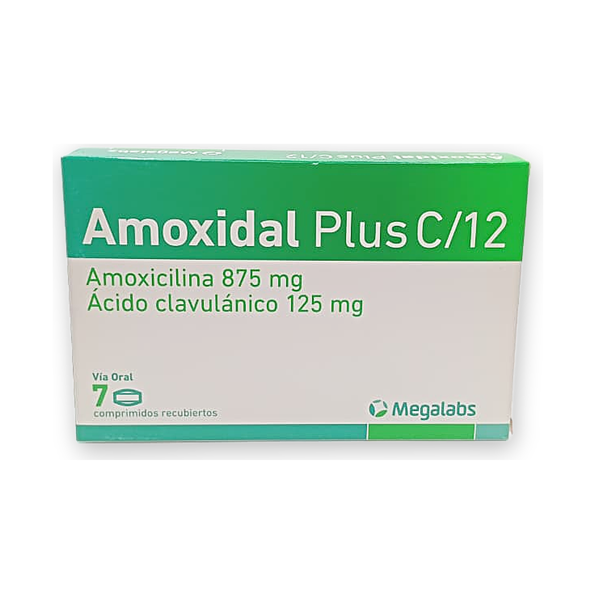 Amoxidal plus c/12 comp. rec. caja x 7