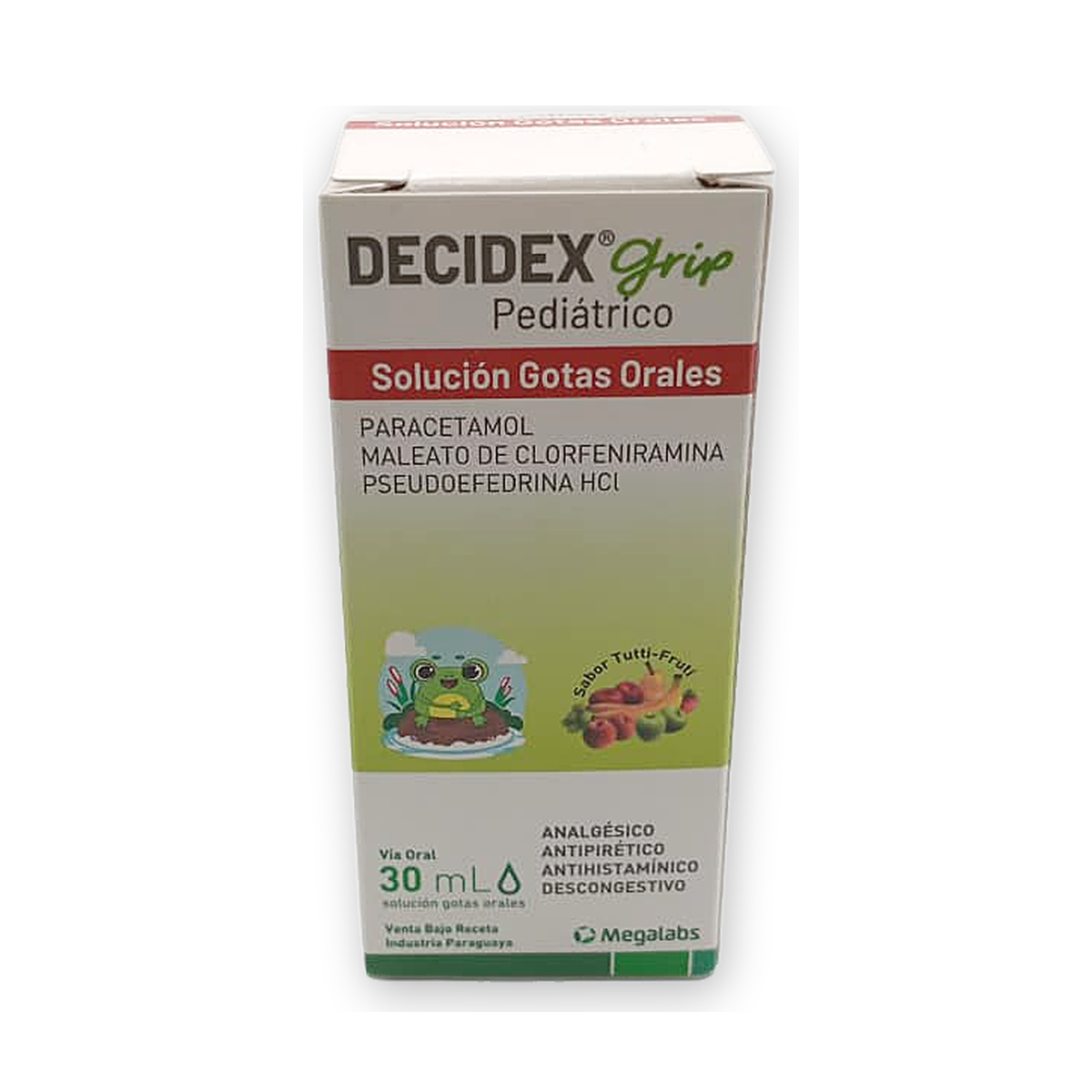 Decidex grip pediatrico sol. gotas orales caja fco. gotero x