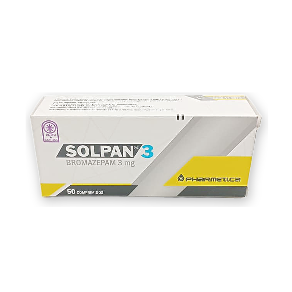 Solpan 3 comp. caja x 50