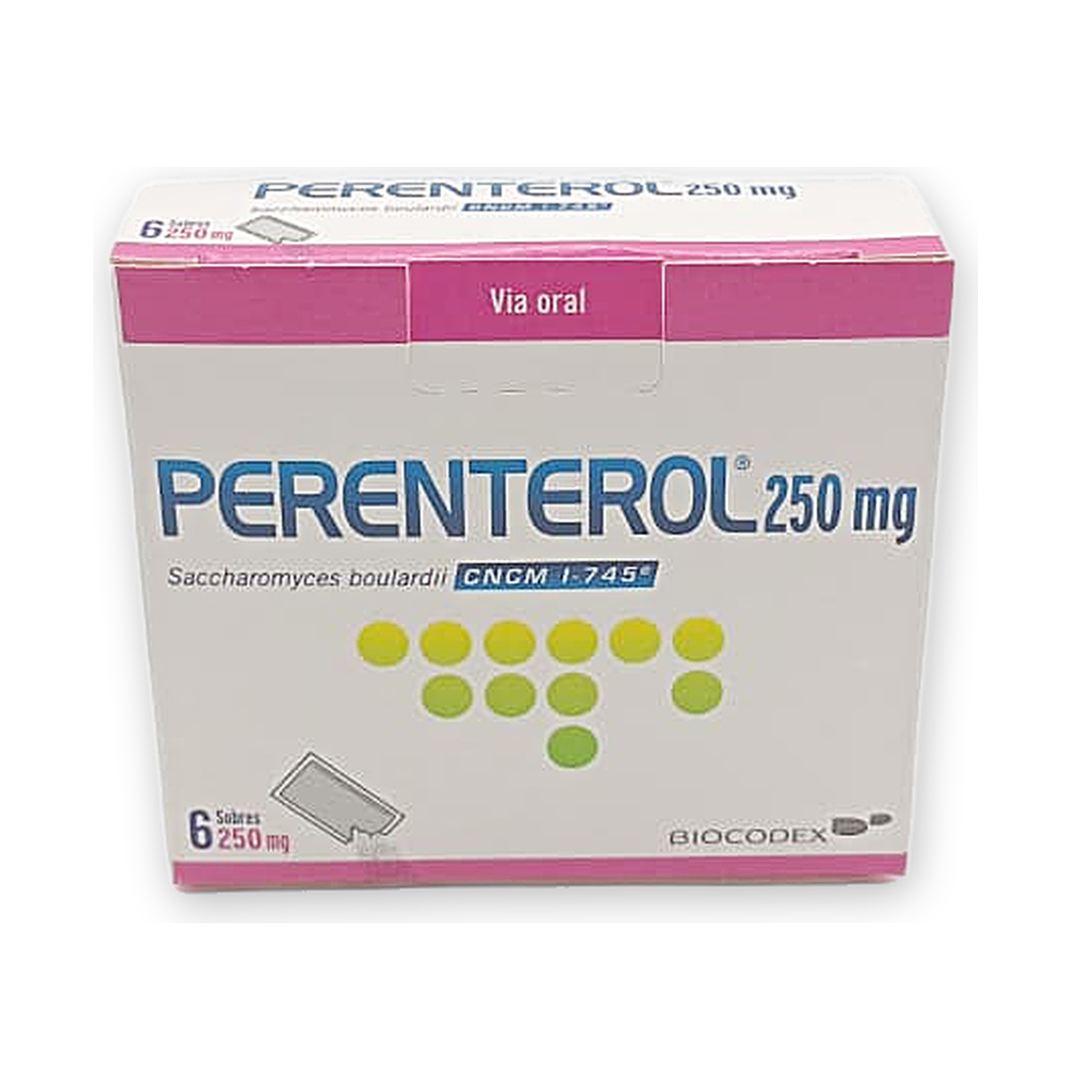 Perenterol  polvo x 6 sobres x unidad.