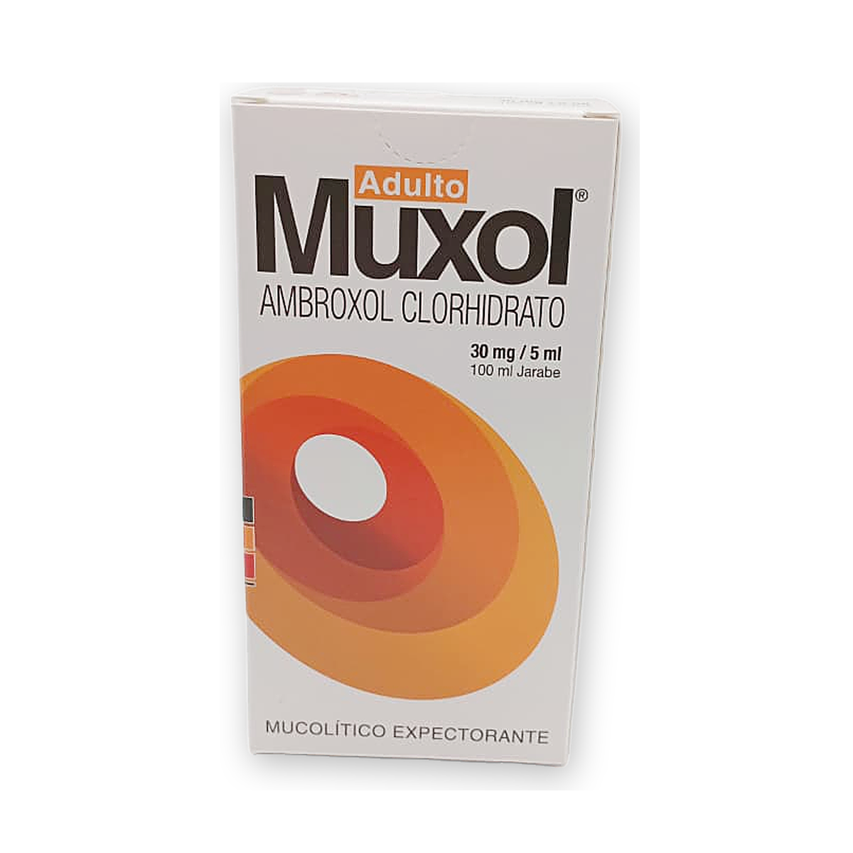 Muxol adulto jarabe caja fco. x 100 ml. + cuch. dosif.