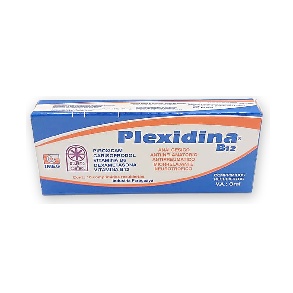 Plexidina b12 comp. rec. caja x 10