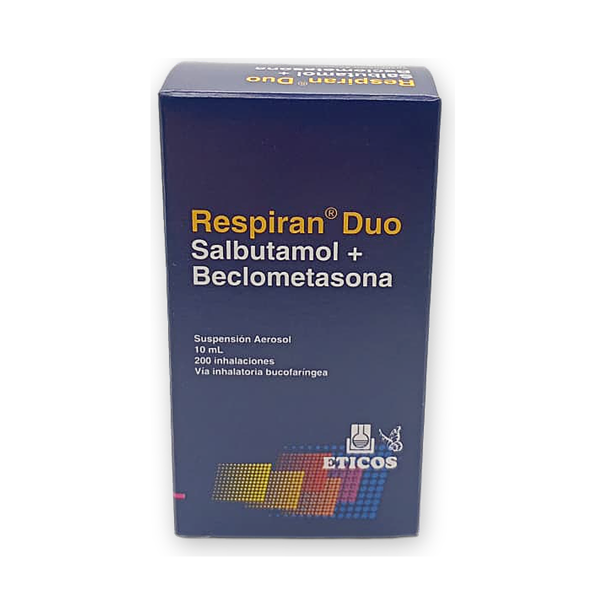 Respiran duo susp. aer. caja env. x 10 ml. (200 inh) c/ val