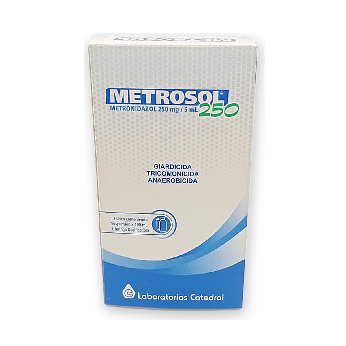 Metrosol 250 mg. susp. caja fco. x 100 ml.