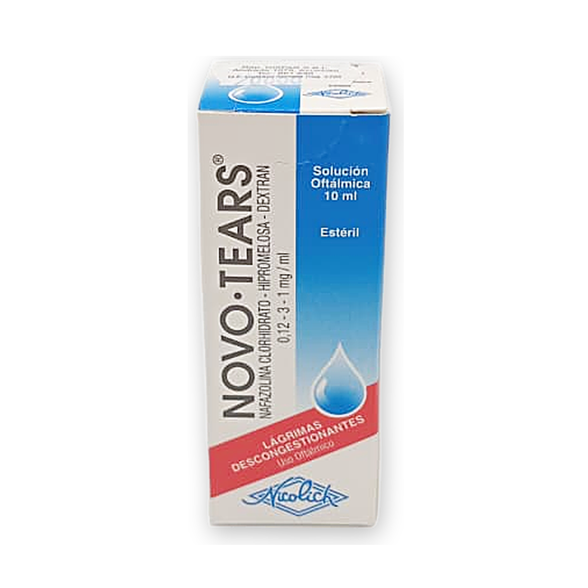 Novotears sol. oft. caja fco. x 10 ml.