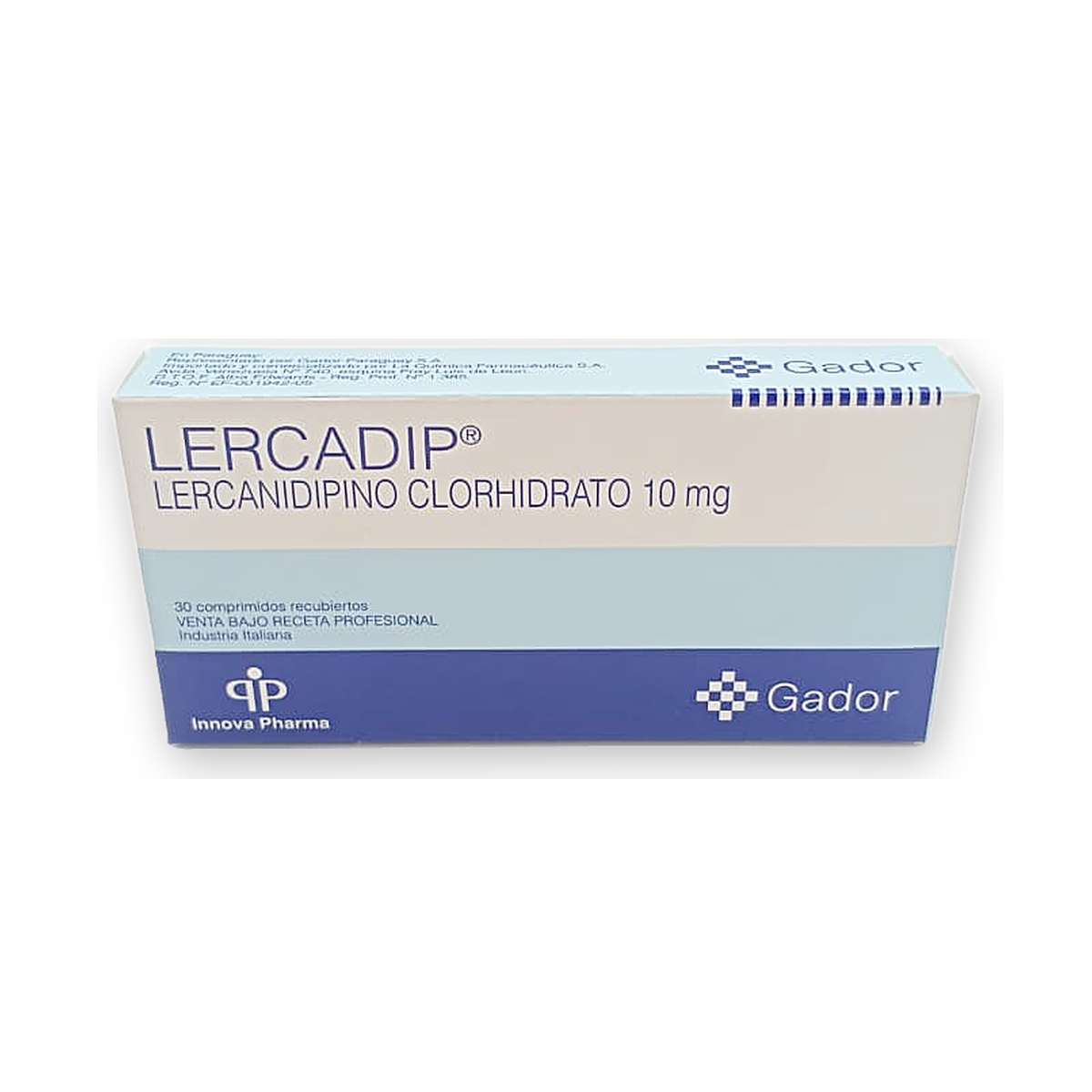 Lercadip 10 mg comp. rec. caja x 30