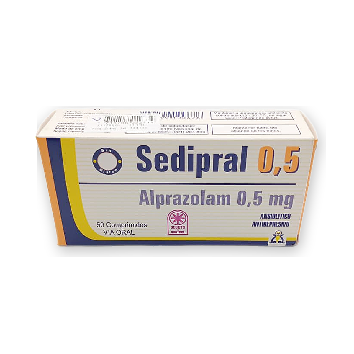 Sedipral 0,5 comp. caja x 50