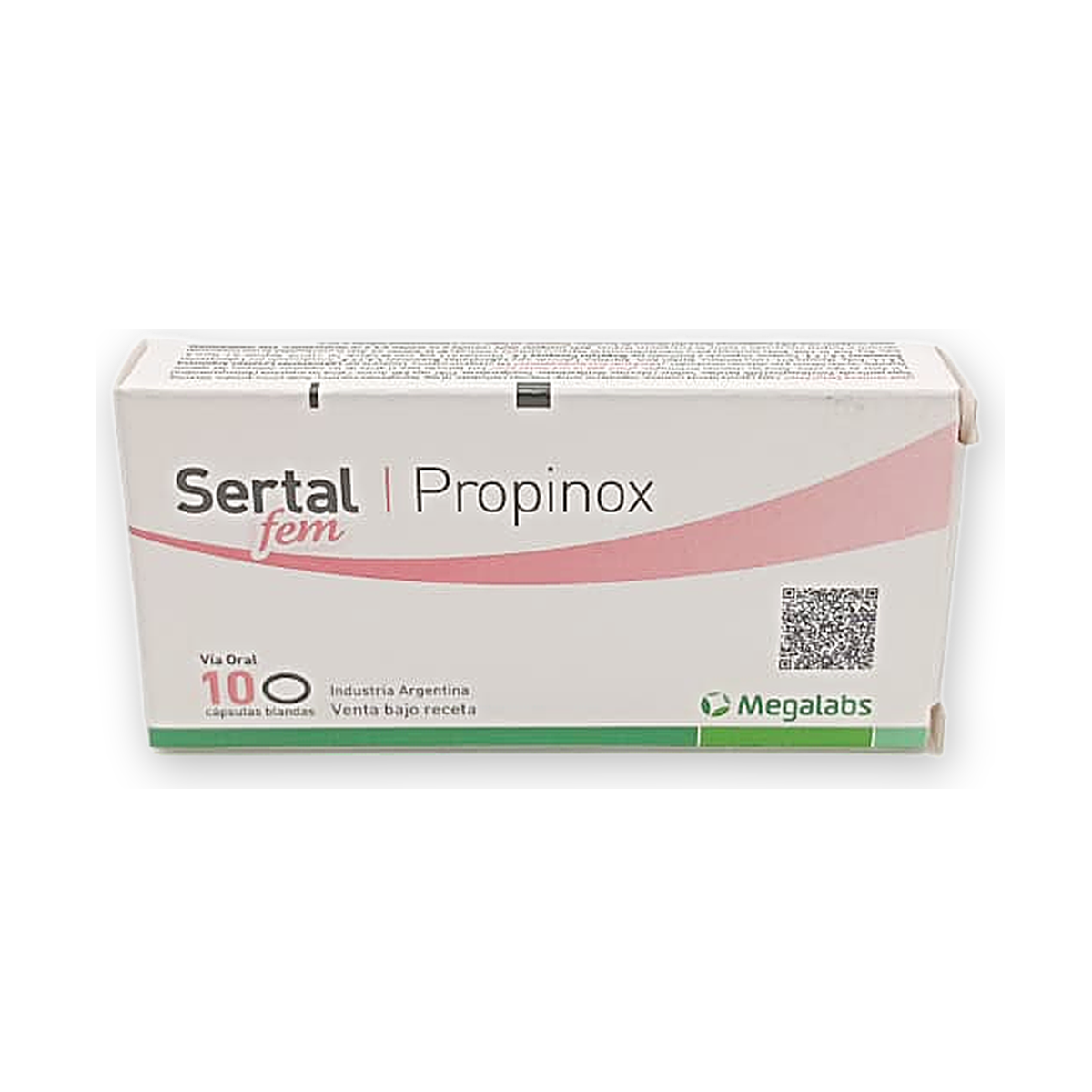 Sertal fem caps. blan. caja x 10