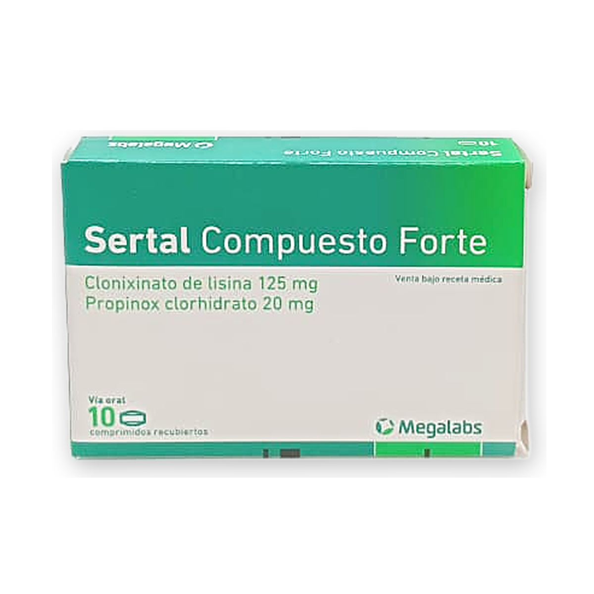 Sertal compuesto forte comp. rec. caja x 10
