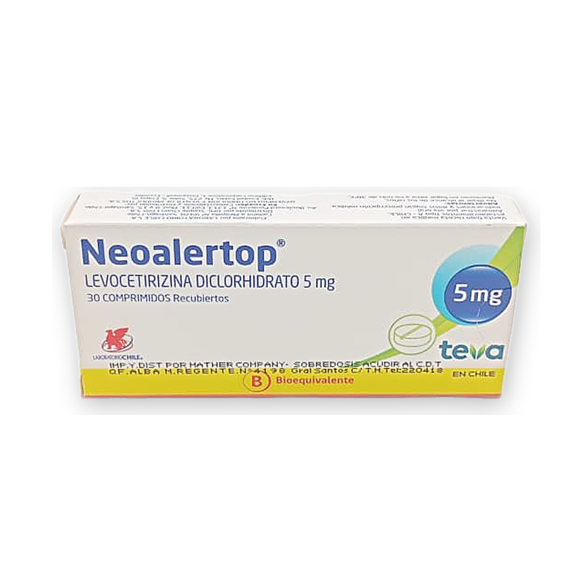 Neo alertop comp. rec. caja x 30