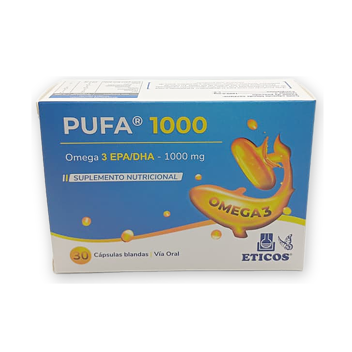 Pufa 1000 caps. blan. caja x 30