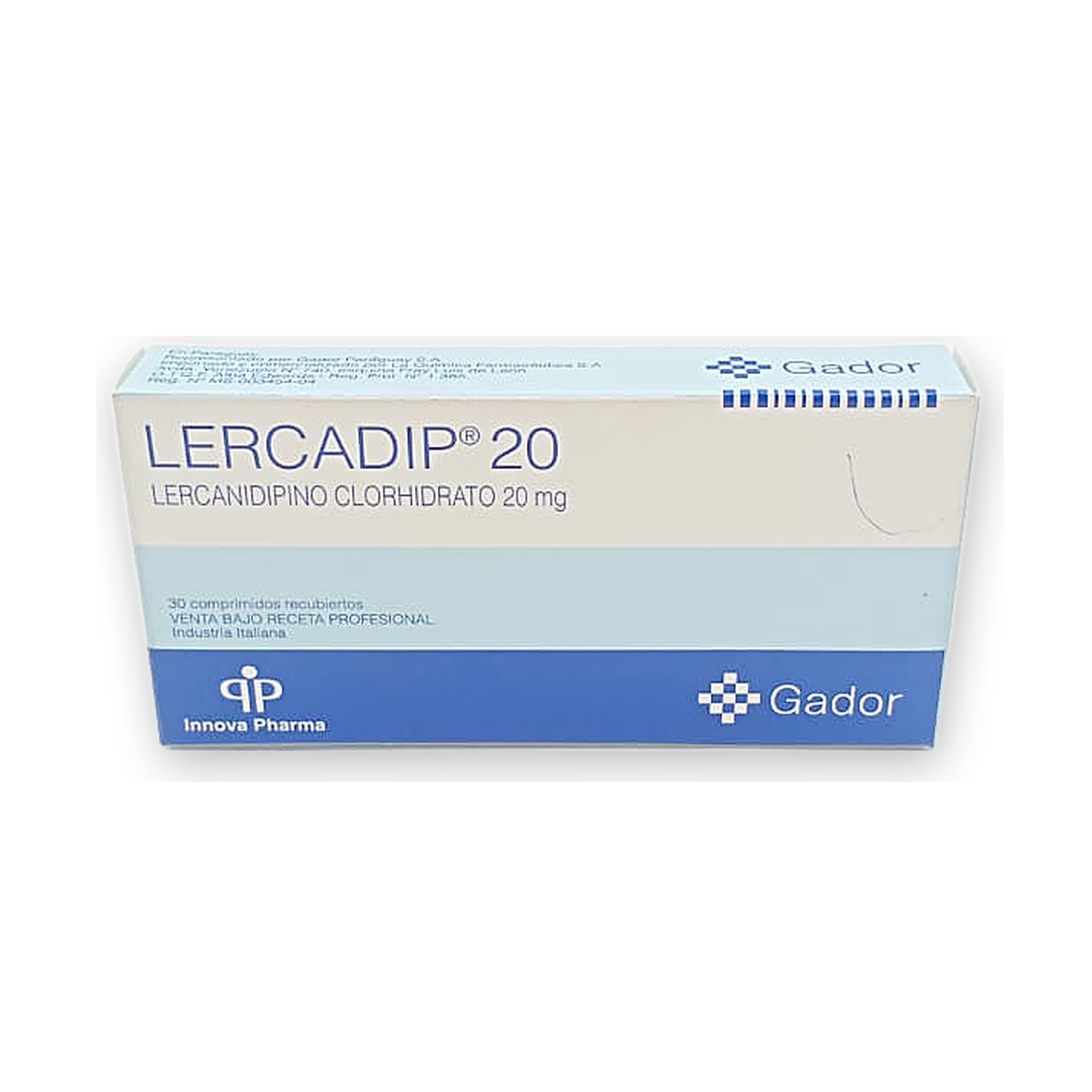 Lercadip 20 comp. rec. caja x 30