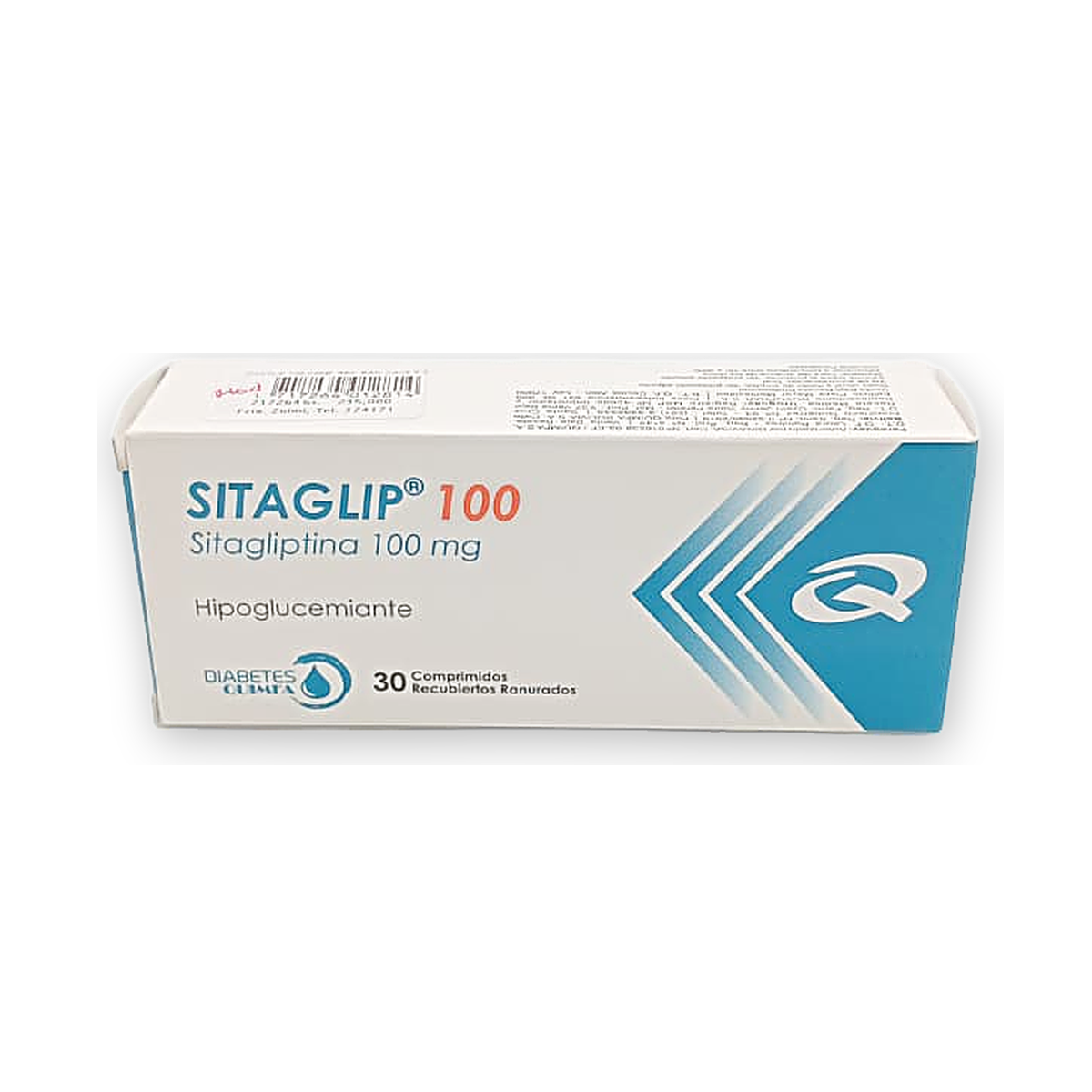 Sitaglip 100 comp. rec. ran. caja x 30