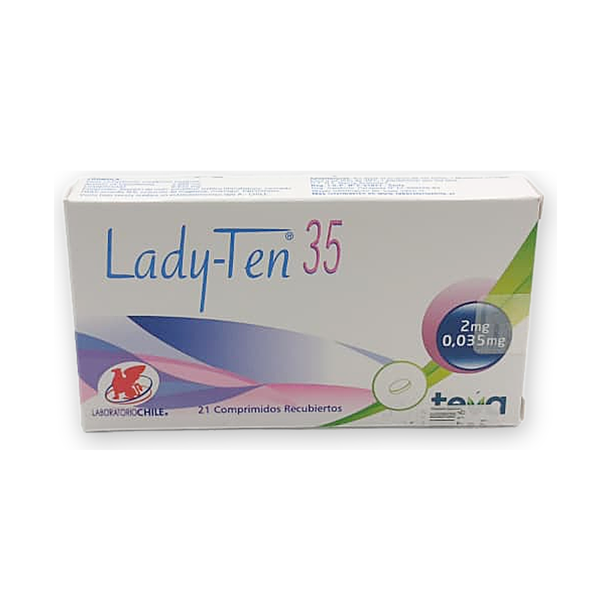 Lady ten 35 comp. rec. caja x 21