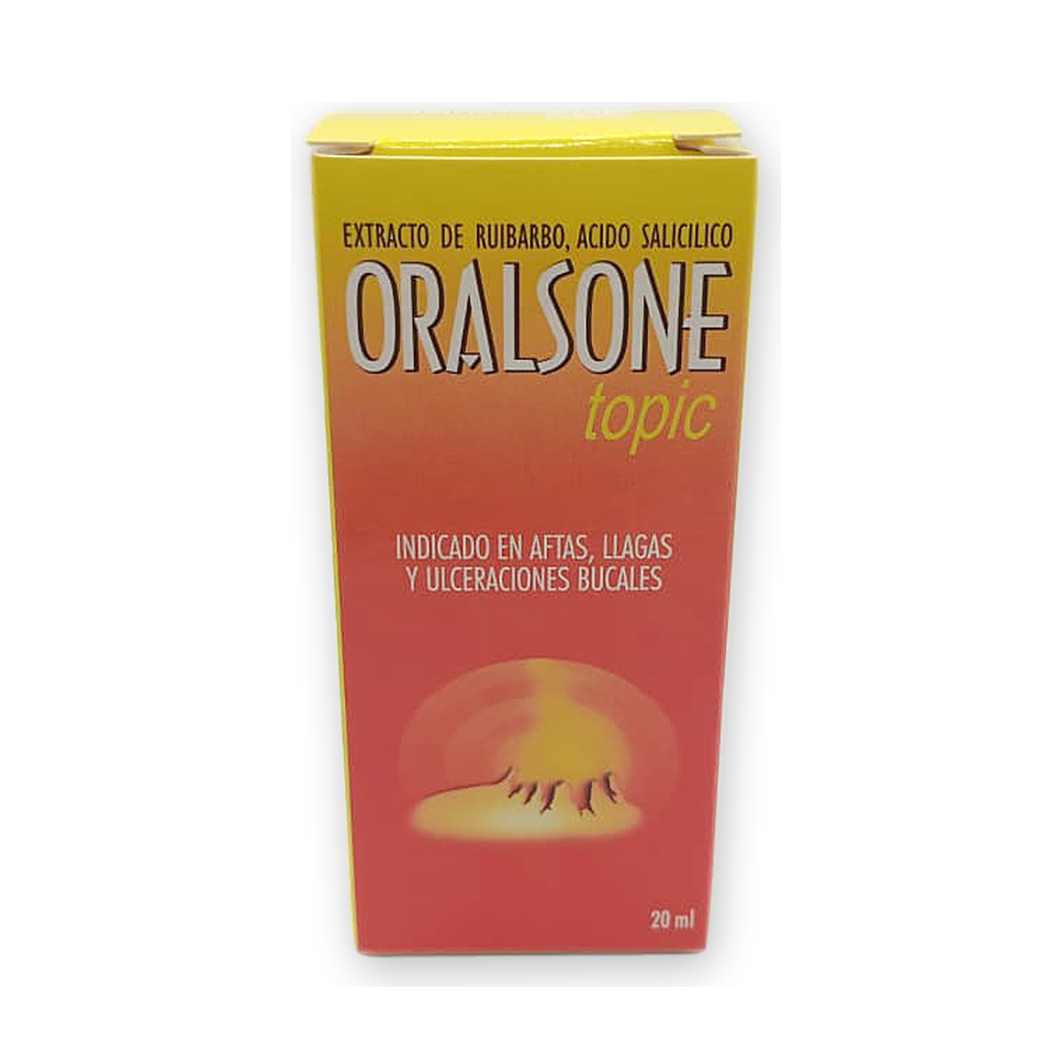 Oralsone topic sol. topica bucal caja fco. x 20 ml.