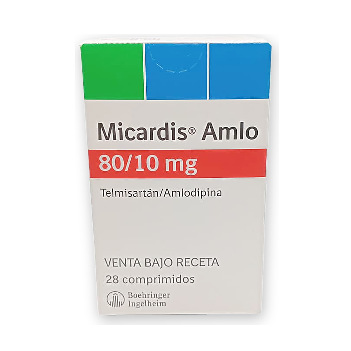 Micardis amlo 80/10 mg. comp. caja x 28