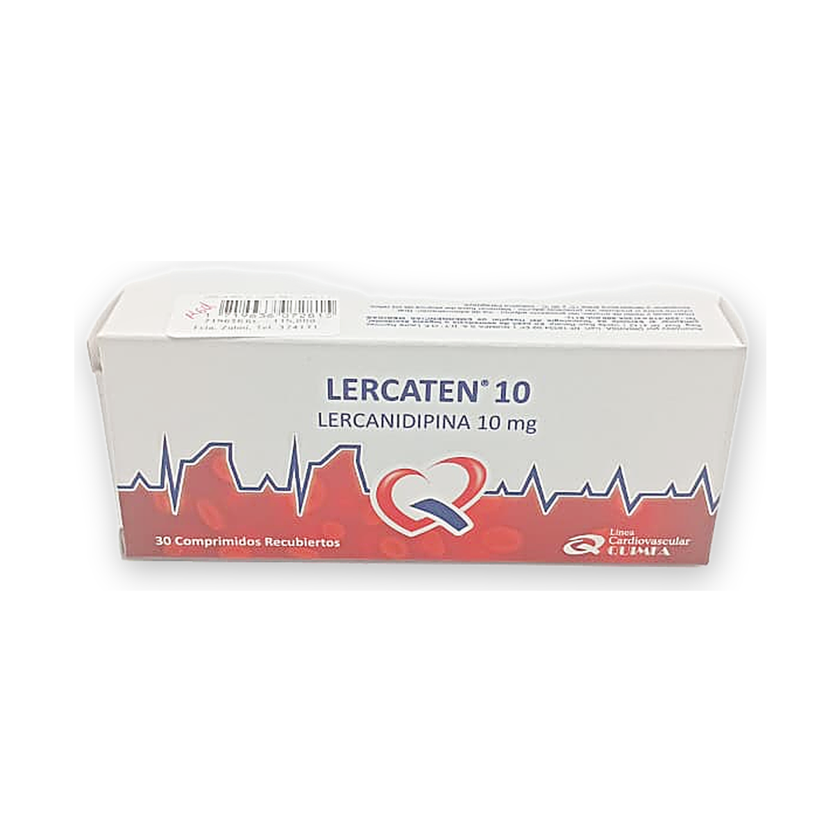Lercaten 10 comp. rec. caja x 30