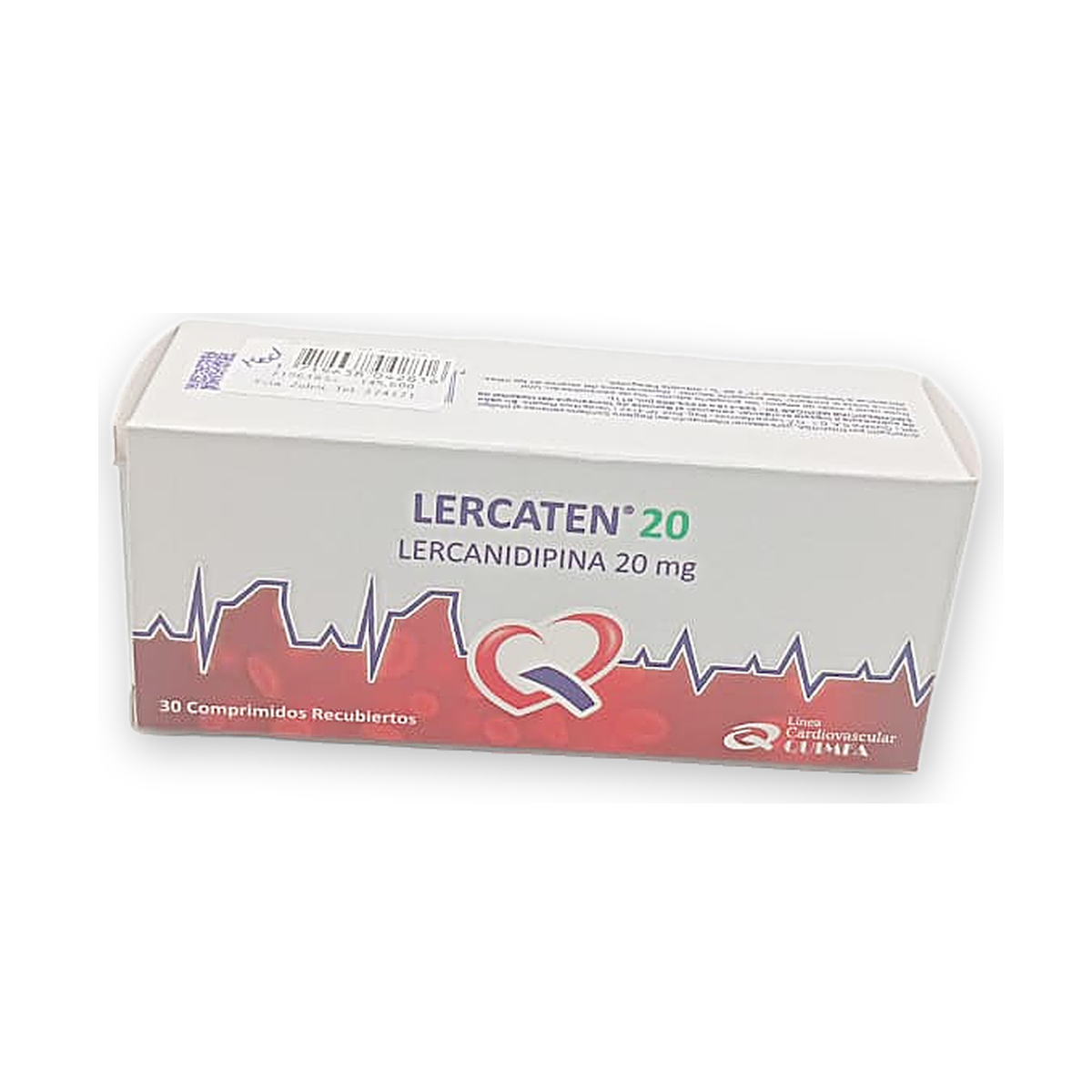 Lercaten 20 comp. rec. caja x 30