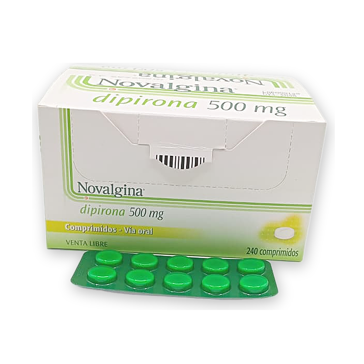 Novalgina 500 mg. comp. caja x 24 tiras x 10 comp