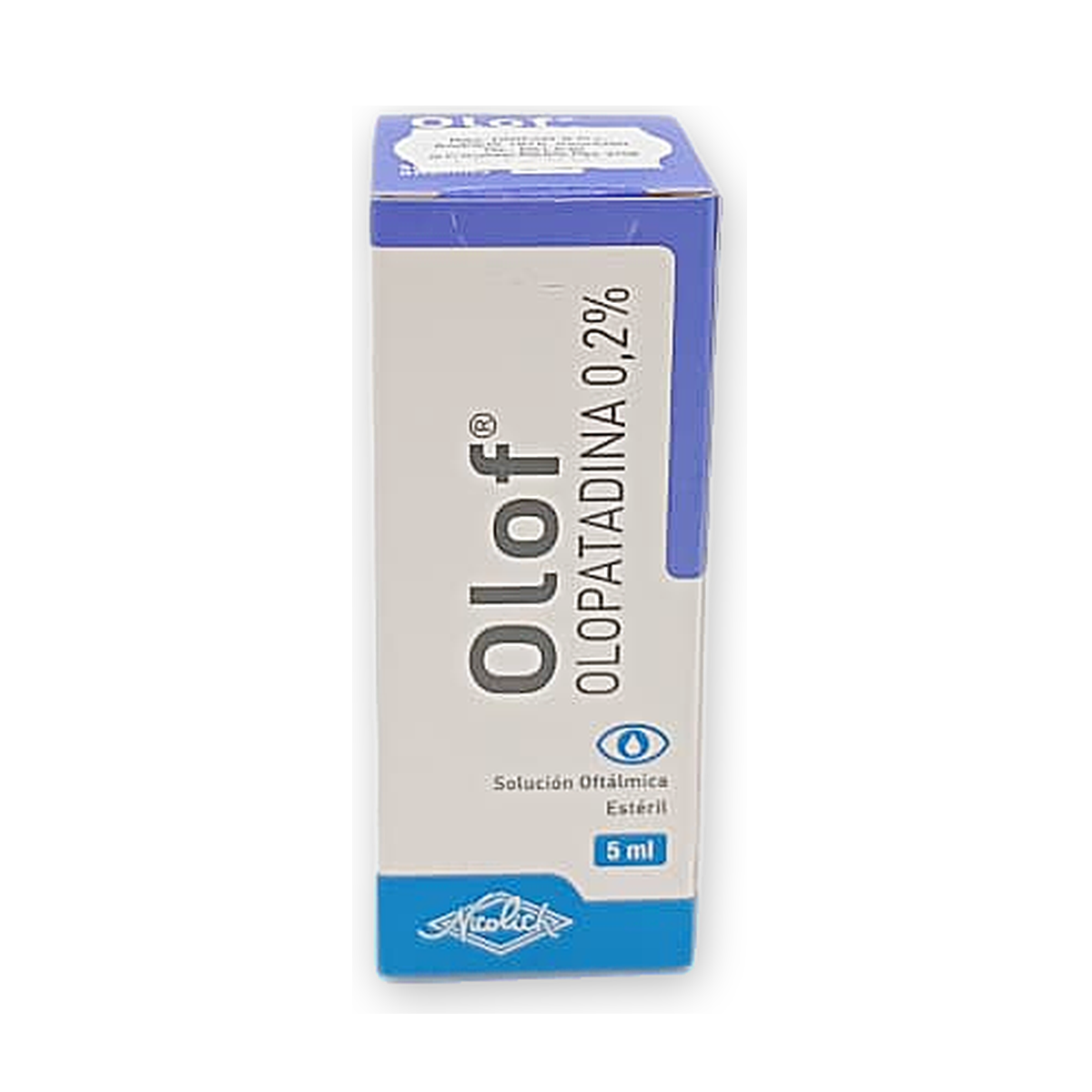 Olof sol. oft. est. caja x 1 fco. x 5 ml.