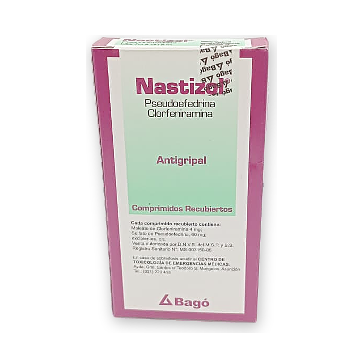Nastizol comp. rec. caja x 10