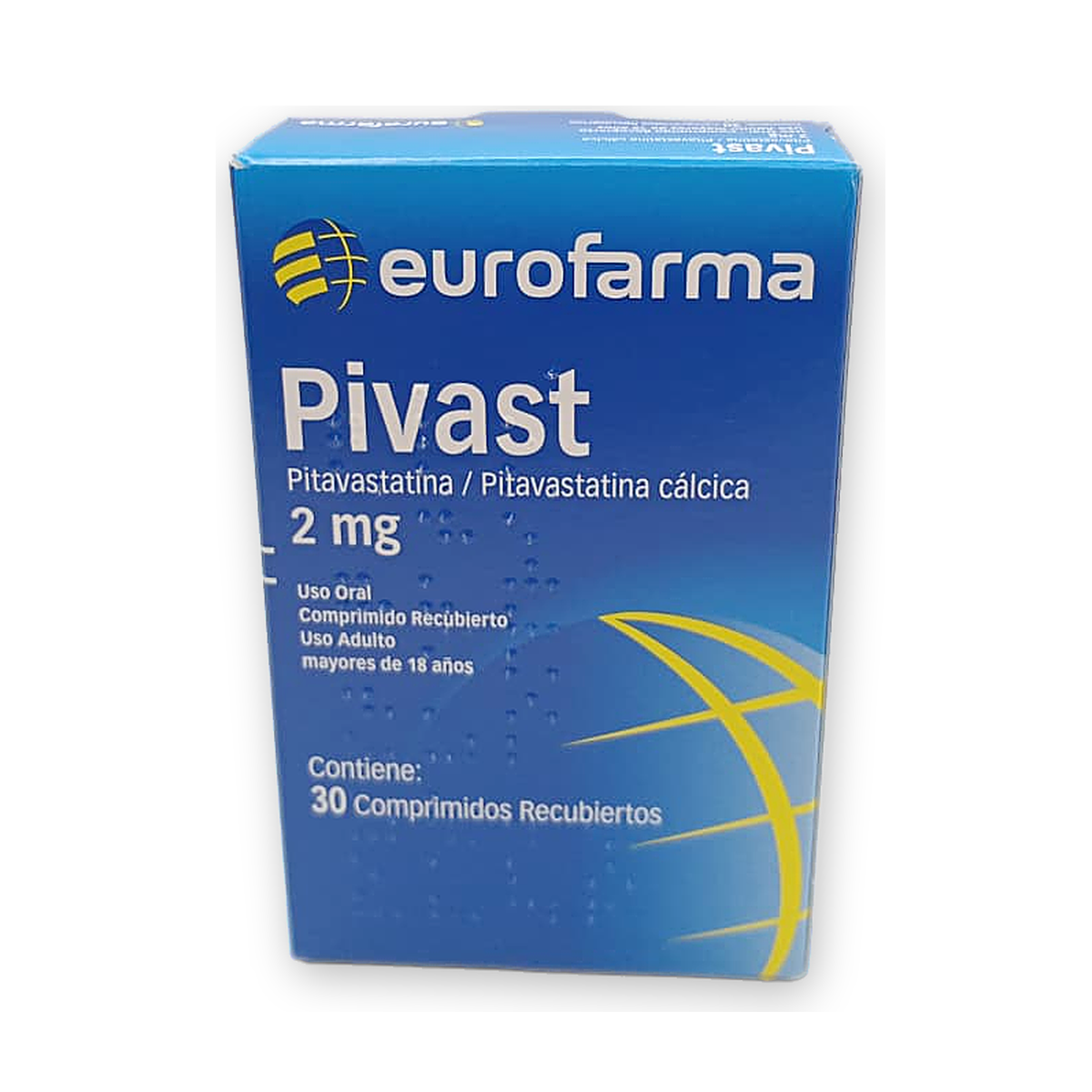 Pivast 2 mg. comp. rec. caja x 30