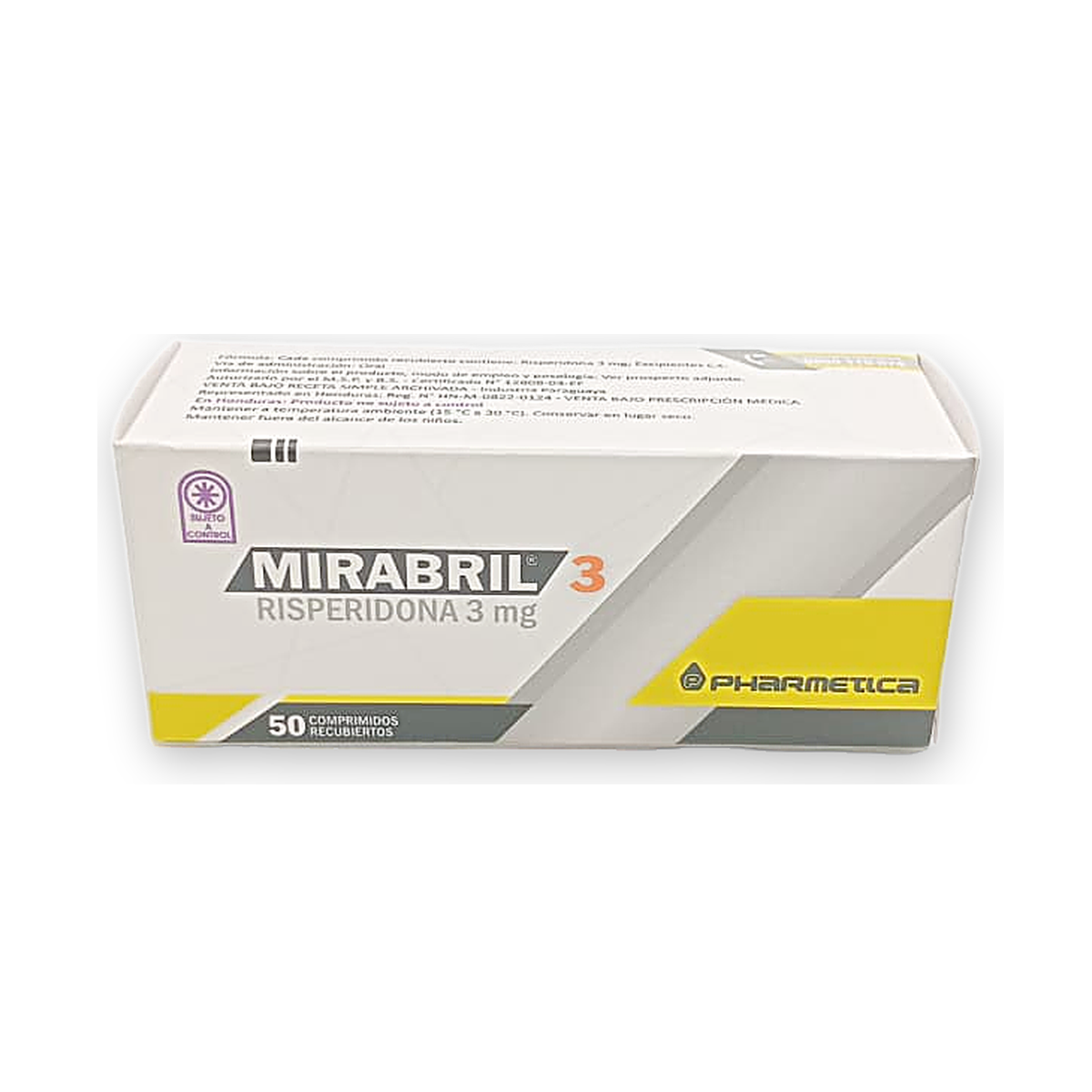 Mirabril 3 comp. rec. caja x 50