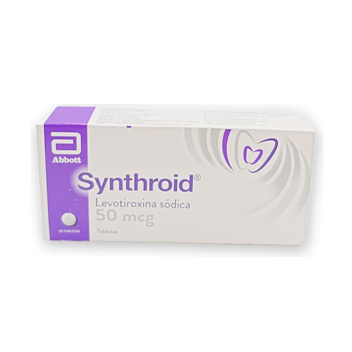 Synthroid 50 mcg. tab. caja x 30